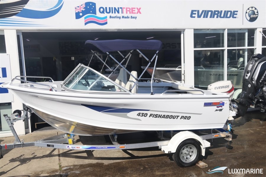 New Quintrex 430 Fishabout Pro 26 490
